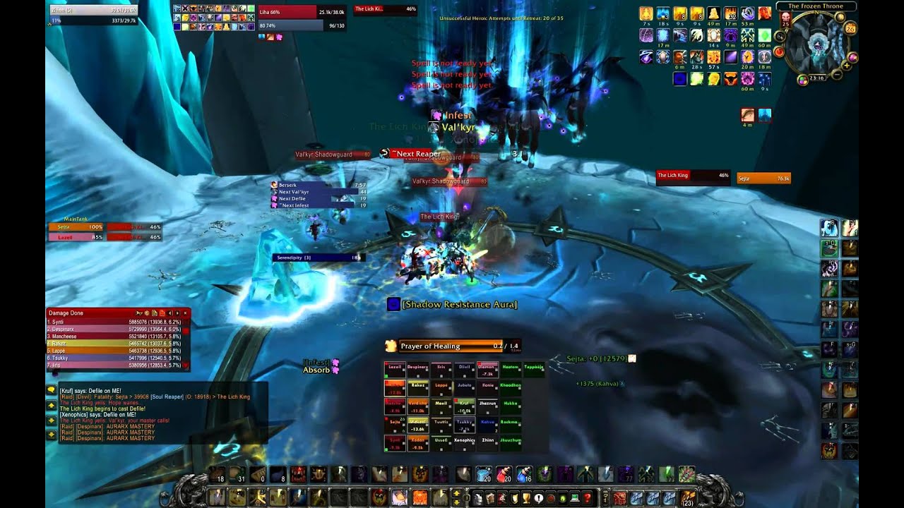 Paragon Vs Lich King 25 Hardmode World First