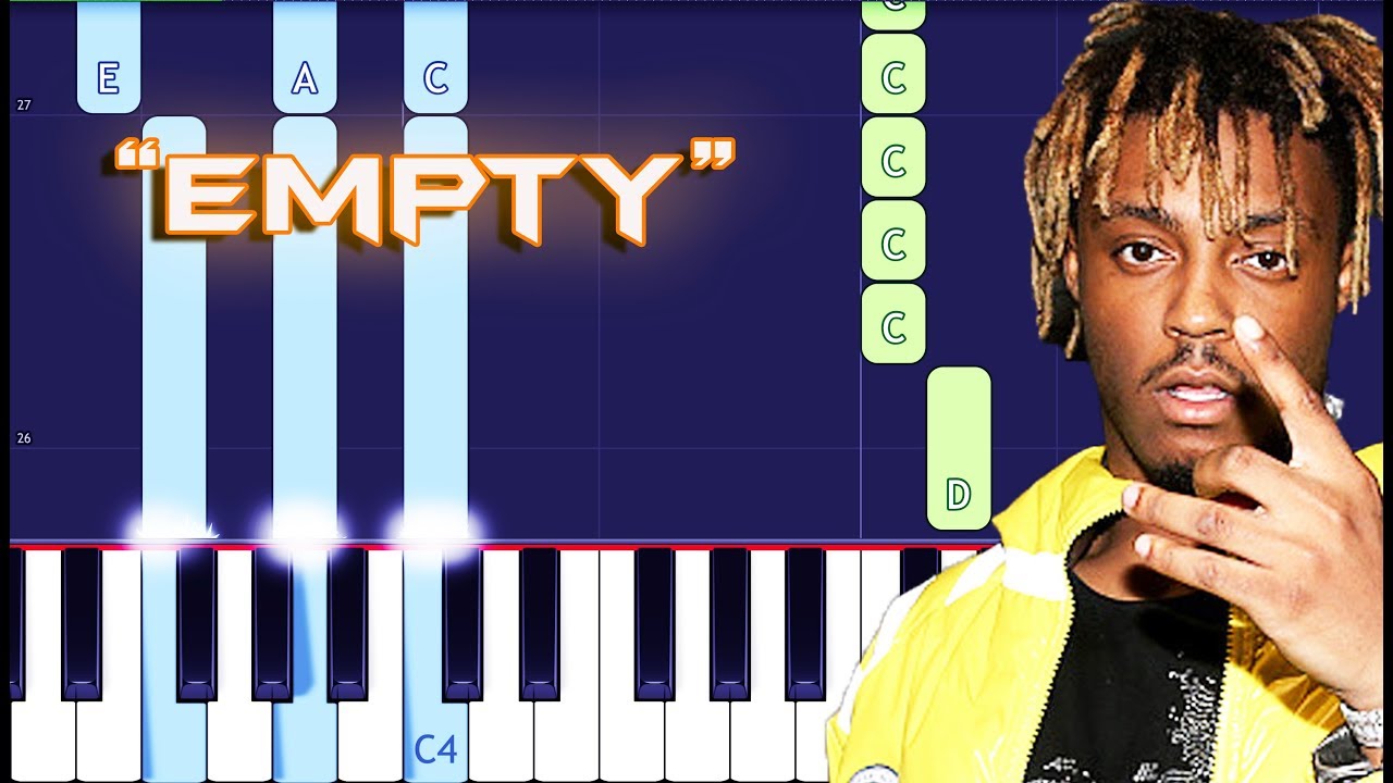 Juice WRLD - Empty Piano Tutorial EASY (Piano Cover)