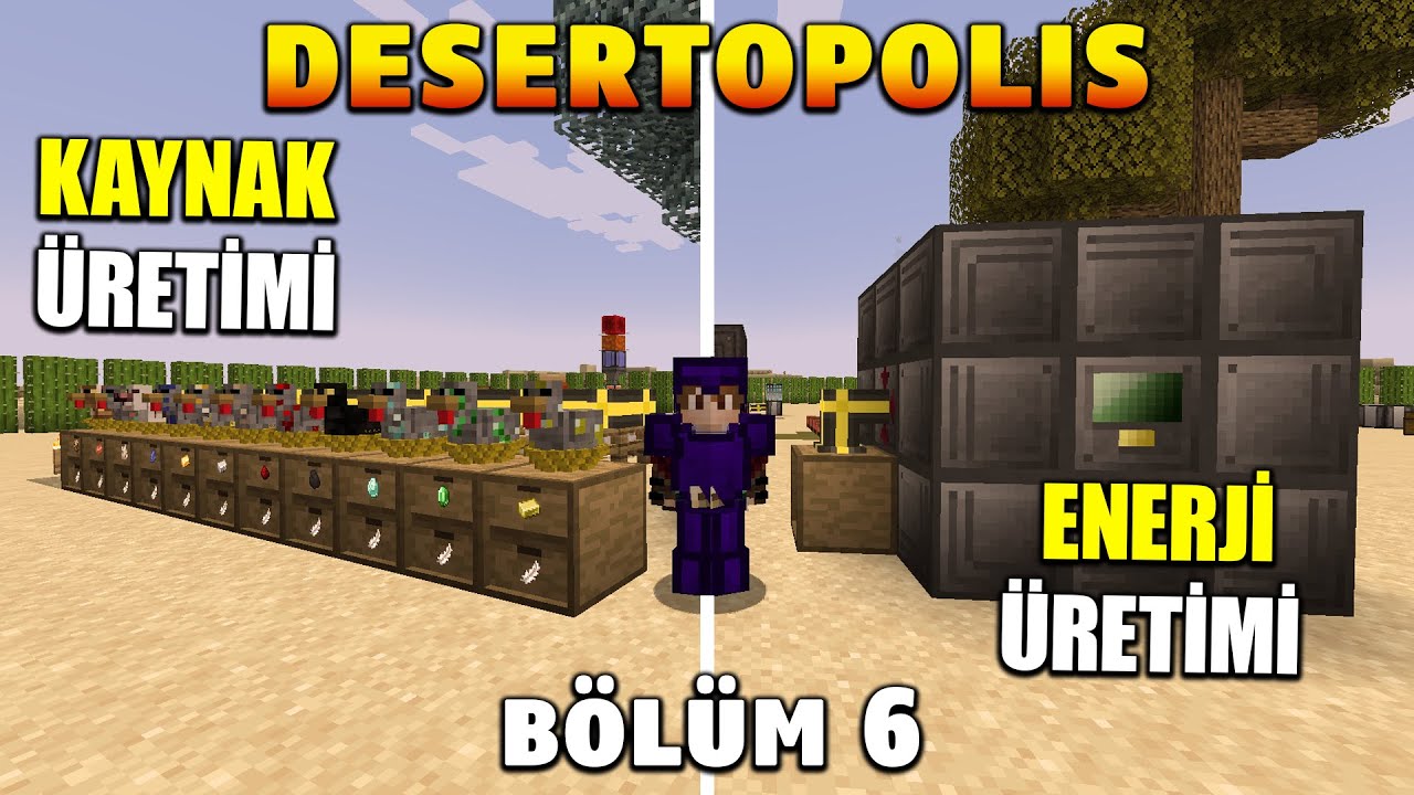 Extreme Reactor Ve Yeni Tavuklar | Desertopolis | Modlu Survival T&uuml;rk&ccedil;e B&ouml;l&uuml;m 6