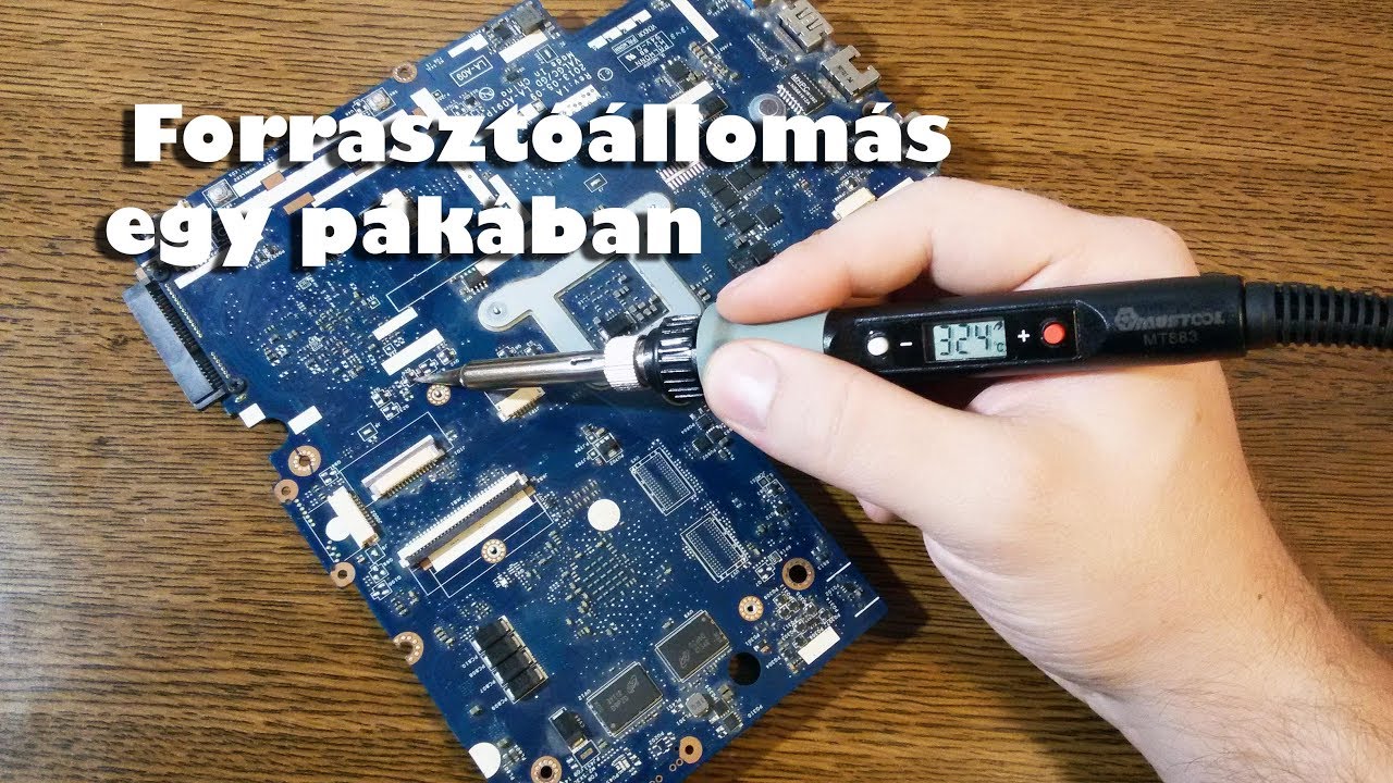 Forrasztóállomás egy pákában | MUSTOOL MT883 ◆ Eszközteszt