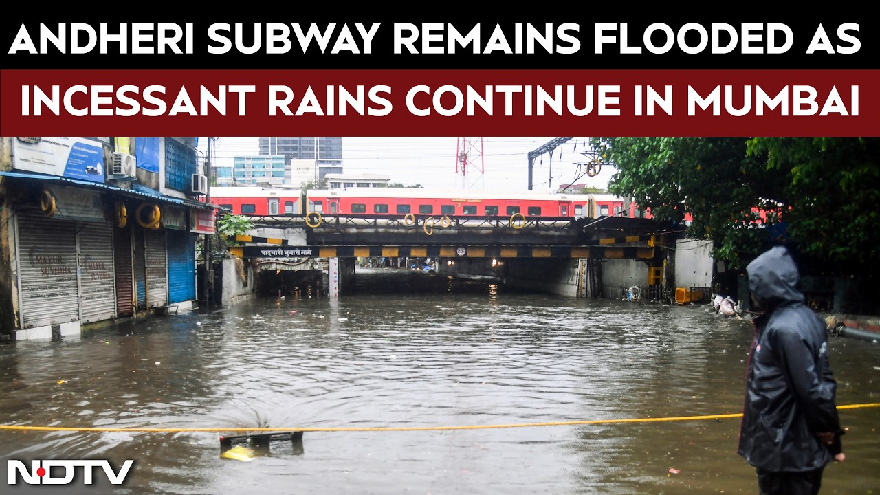 Mumbai Rains: Andheri Subway Remains Flooded As Incessant Downpour Continues