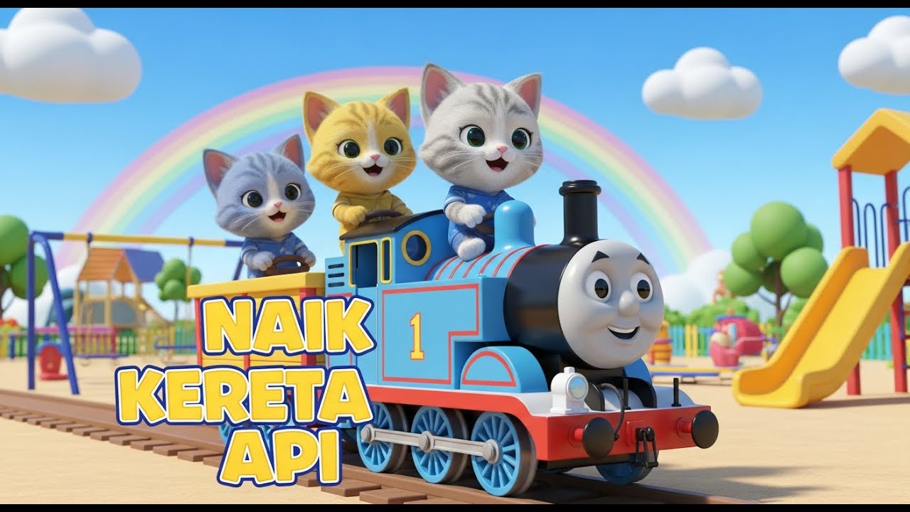 NAIK KERETA APIk-cicak-kumpulan lagu anak anak-lagu anak terpopuler-lagu nak 2025-kidslulu