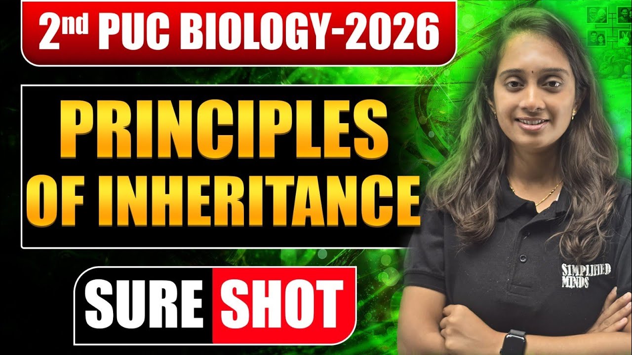 2ndPU Biology 2026 Sure shot | Principles of Inheritance and Variation