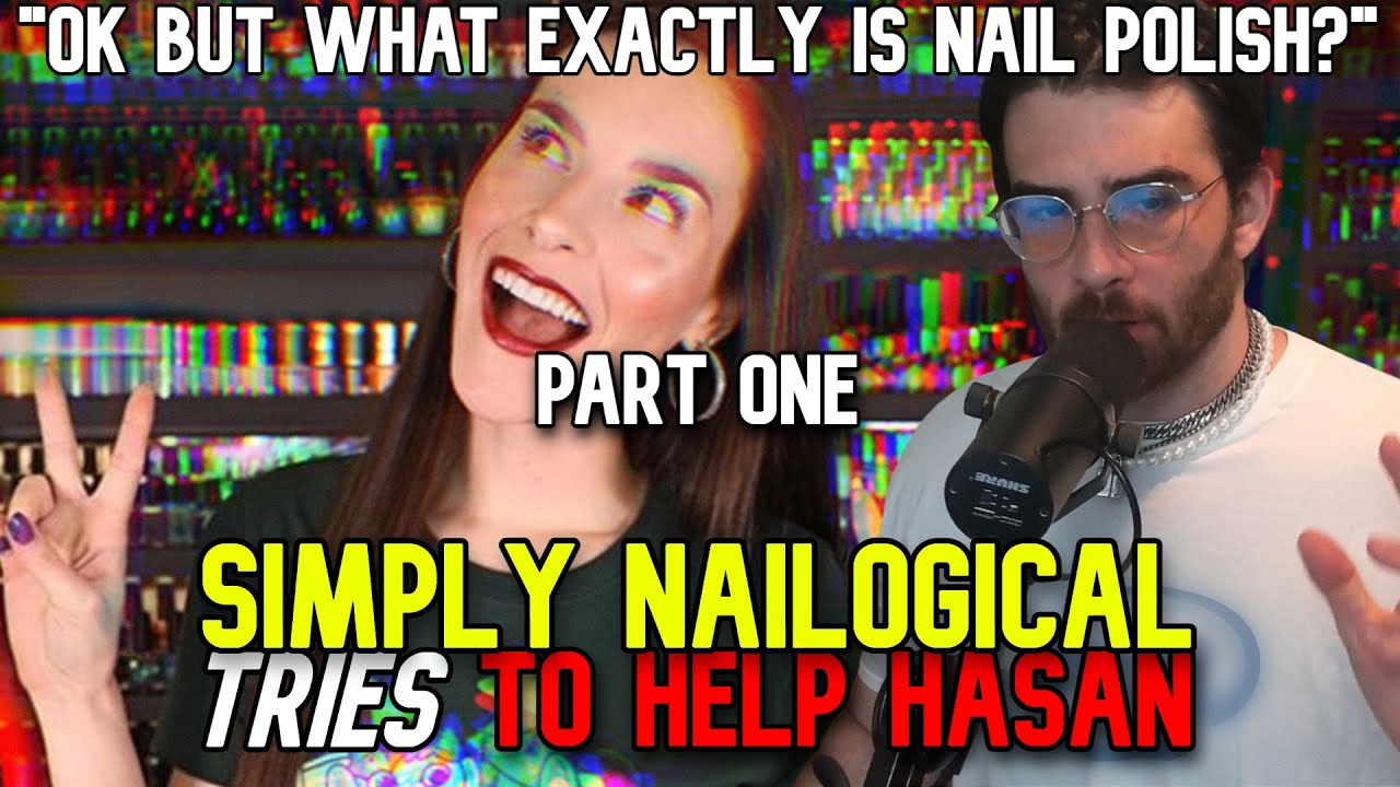 Simply Nailogical Tries to Help Hasan Paint His Nails