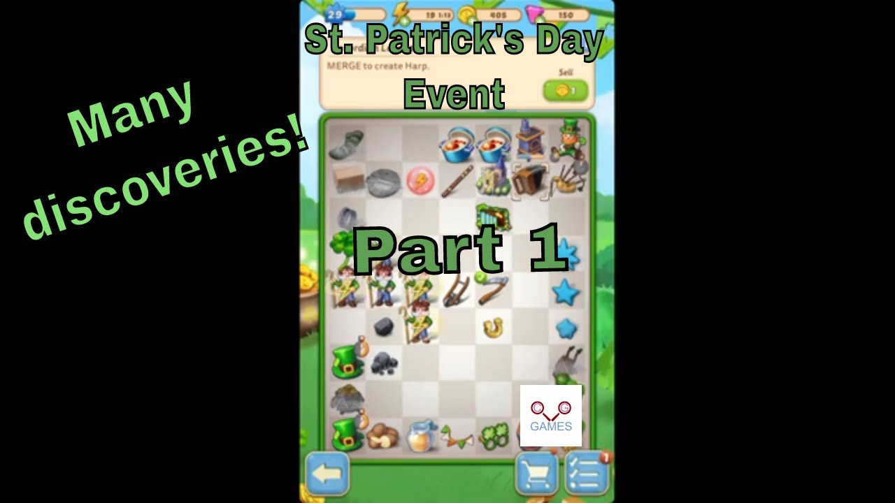 Merge Mansion - St. Patrick&rsquo;s Day Event 🍀 - Part 1.1 - Gameplay - FULL STORY - CaroGamesNL