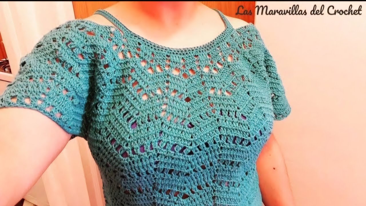 BLUSA Zig zag a CROCHET(ganchillo)-#1 #crochet  #LasMaravillasdelCrochet