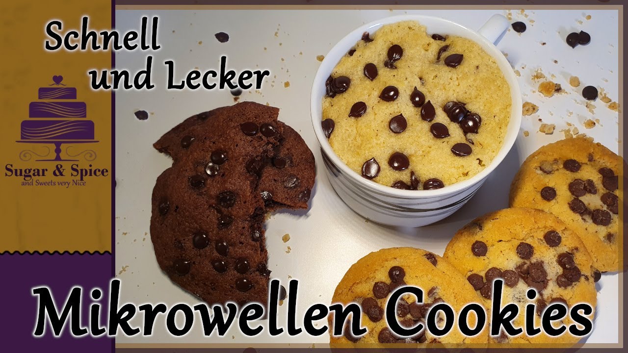 Mikrowellen Cookies / 1-Minuten Cookie / schnell und lecker / Sugar & Spice