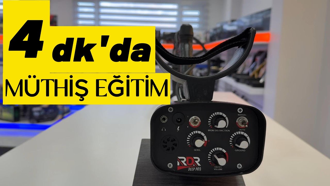 Rdr Deep Pro DEDEKTÖR  kullanım videosu ,RDR DEEP PRO ALTIN ARAMA DEDEKTÖRÜ NASIL KULLANILIR !!