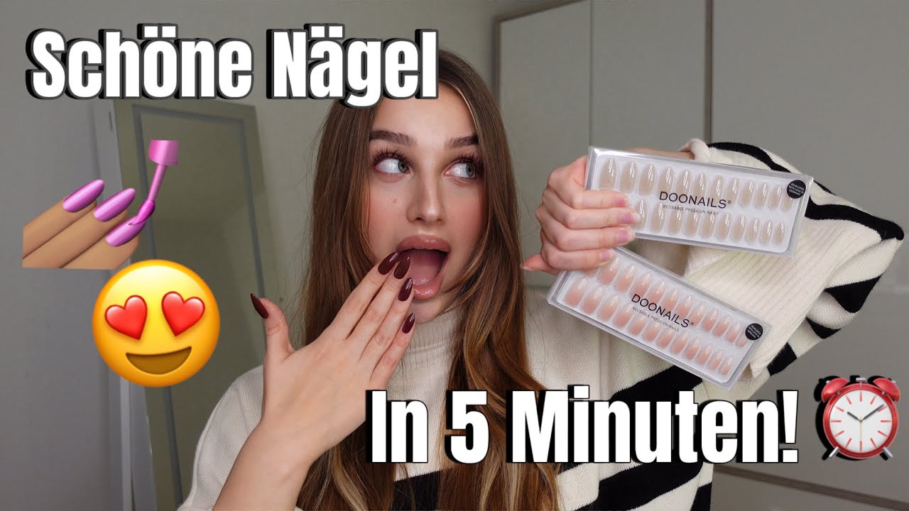 In 5 Minuten SCHÖNE NÄGEL! 💅🏽🤯 - Doonails Soft Gel Press Ons | JohannaEinhorn