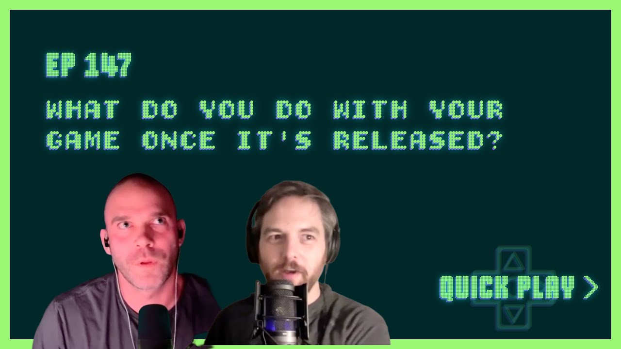 what do you do with your game once it’s released?