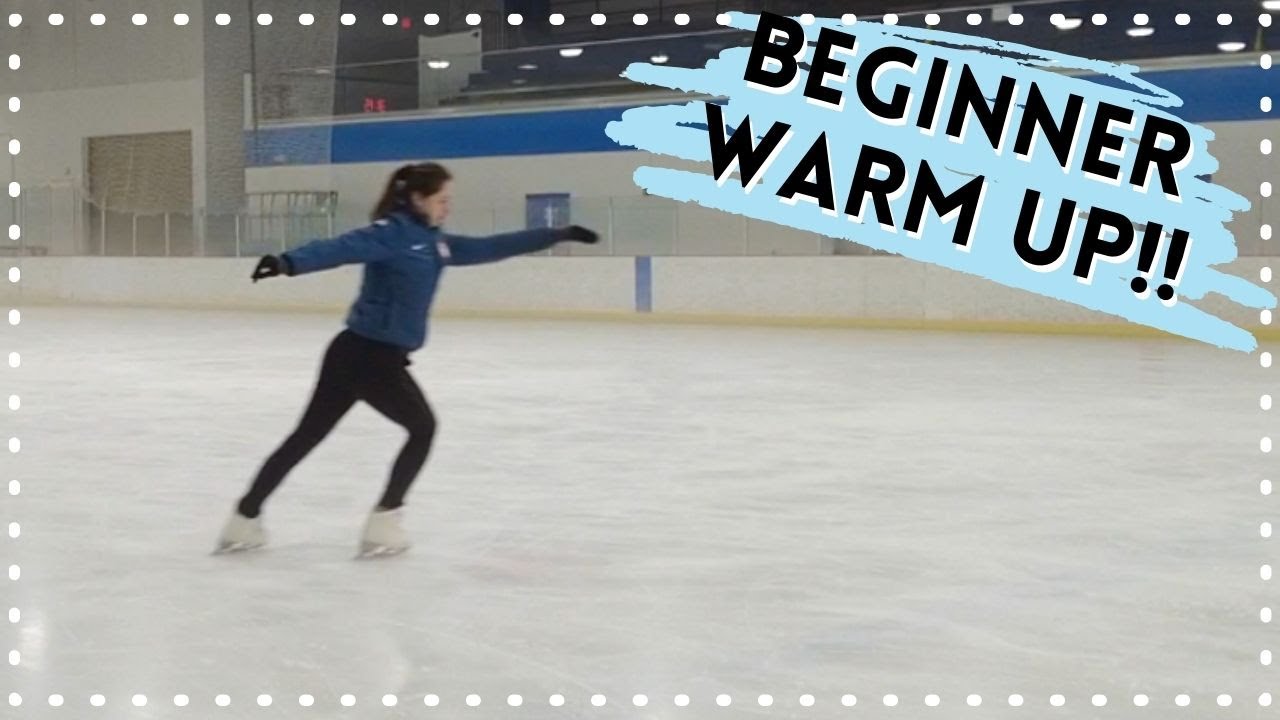 Beginner Warm Up Exercises!! - Tips For Beginners - Figure Skating Tutorial