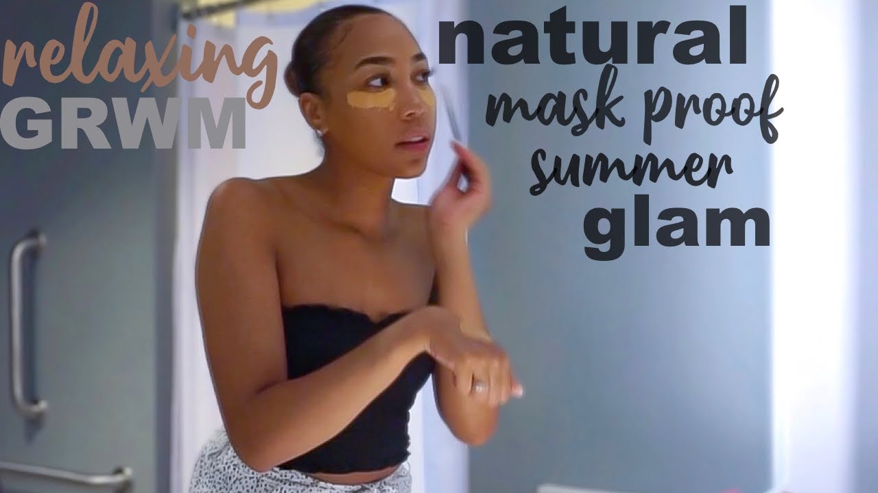 mask proof natural glam | summer makeup routine