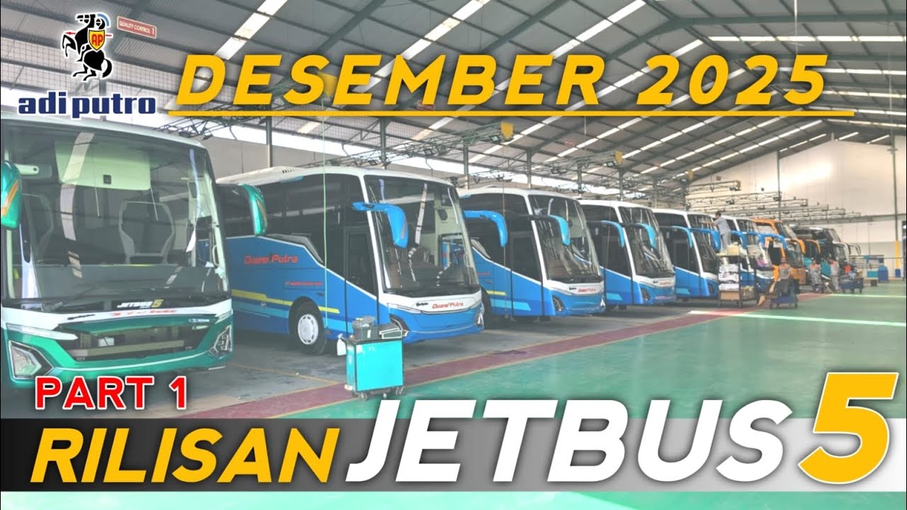 KEJAR TARGET AKHIR TAHUN ⁉️ BUS YANG SIAP RILIS DI DESEMBER 2025 DARI KAROSERI ADIPUTRO 