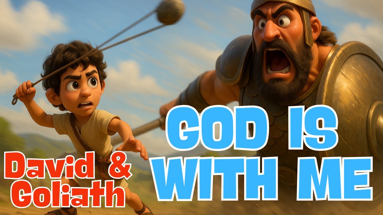 God Is With Me – David and Goliath Bible -  Song for Kids | Family Christian Music