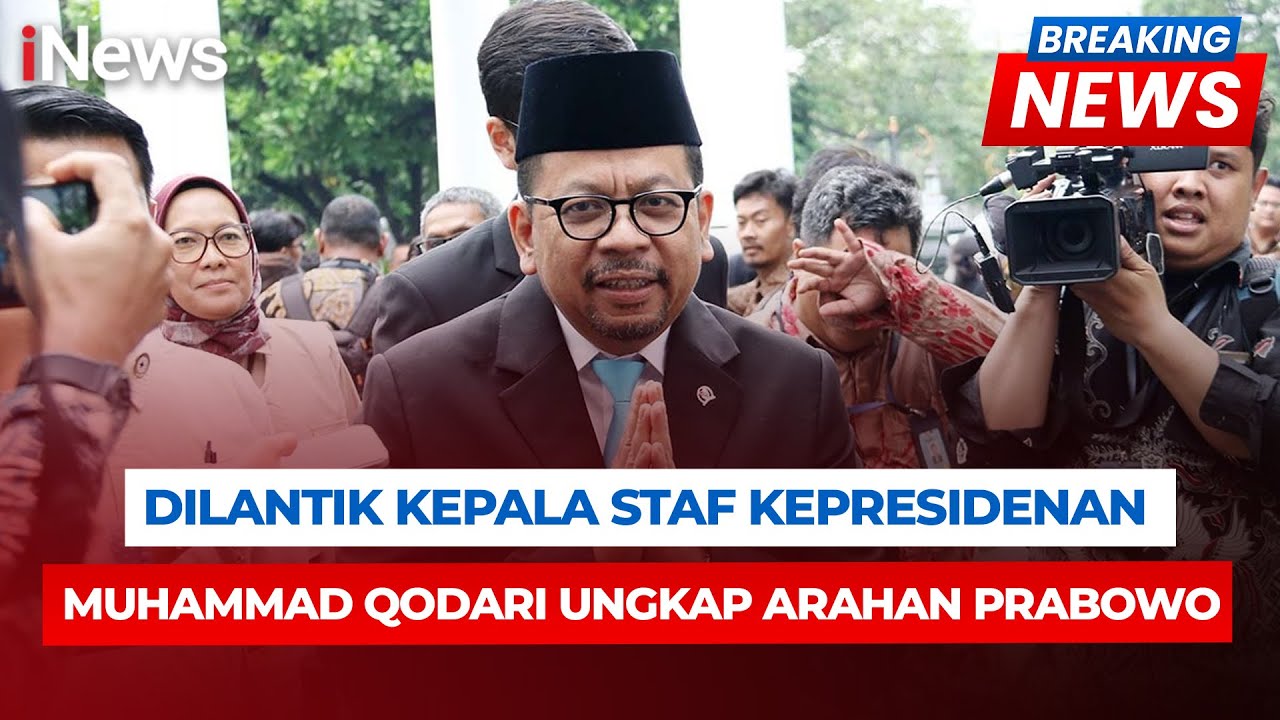 Muhammad Qodari Ungkap Arahan Prabowo Usai Dilantik Kepala Staf Kepresidenan | Breaking News (17/9)