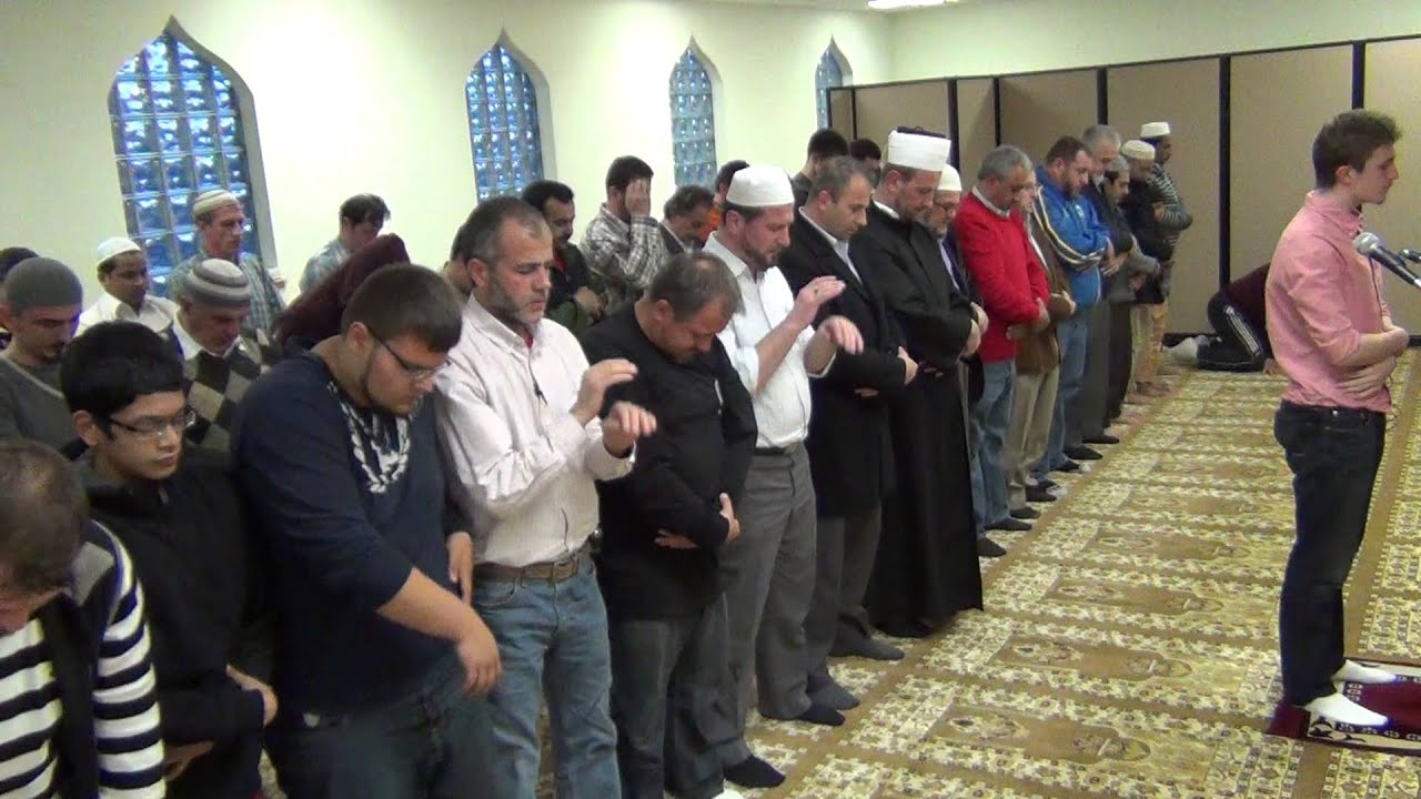 Akšam Namaz u BHICNY - musafiri hafiz  Fuad A. Seferagić i hafiz Fatih Seferagić