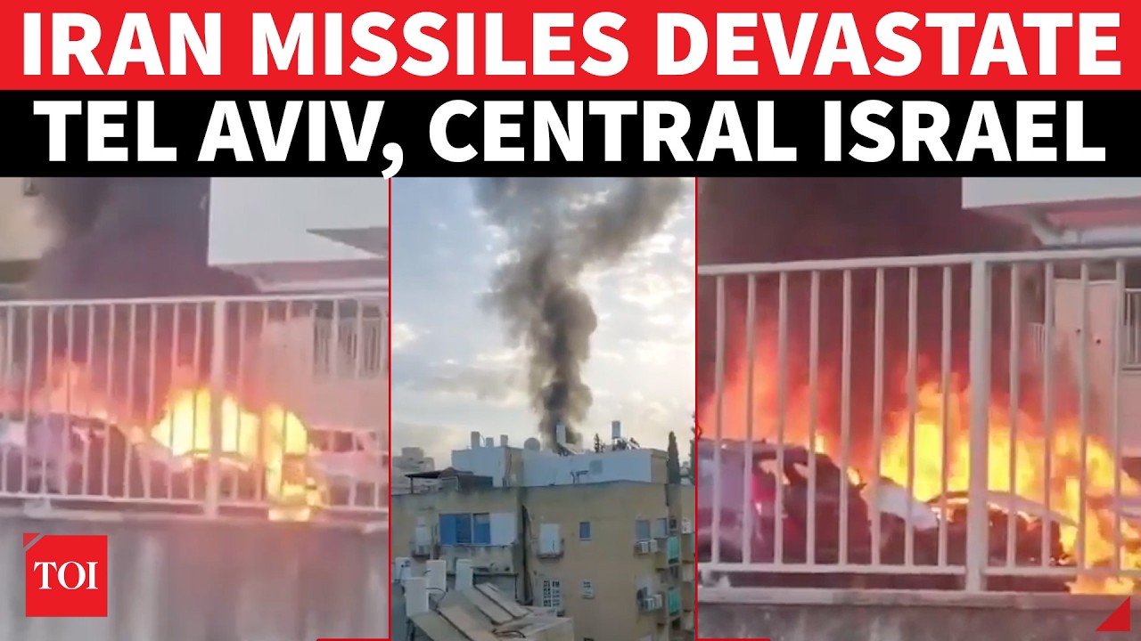 &laquo;Железный купол, кто-нибудь?&raquo;: Иран обрушил ракетный шквал на Тель-Авив; 15 объектов разбомблены ...