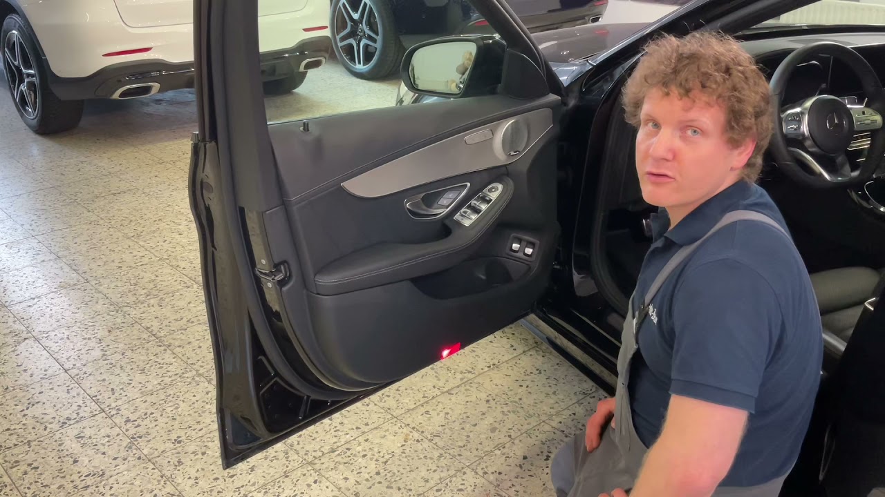 Mercedes Benz C E GLC EQC  Klasse Tür Verkleidung vorn abbauen 205 213 253 293 #wiegehtdasab