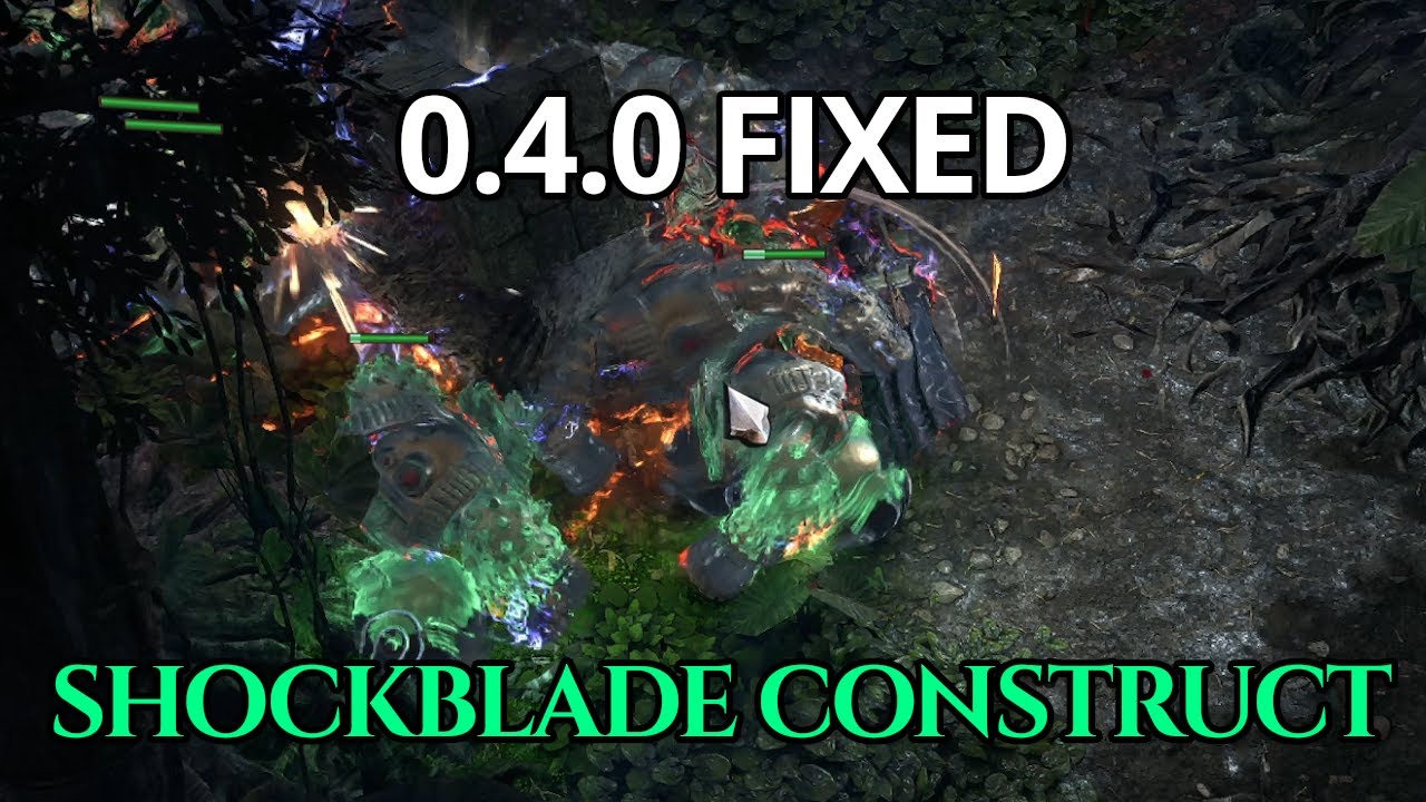 POE2 0.4.0 Fixed Spectre - Shockblade Construct in T15 Endgame