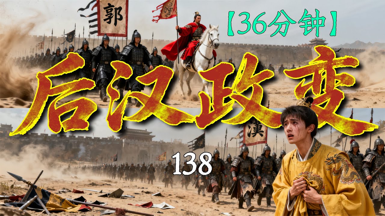 杀疯了，郭威和柴荣幸免！36分钟全面了解后汉政变的全过程【新五代演义138】