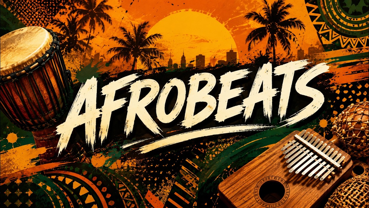 Afrobeats Instrumental | Talking Drum & Kalimba Groove | Lagos Street Vibes