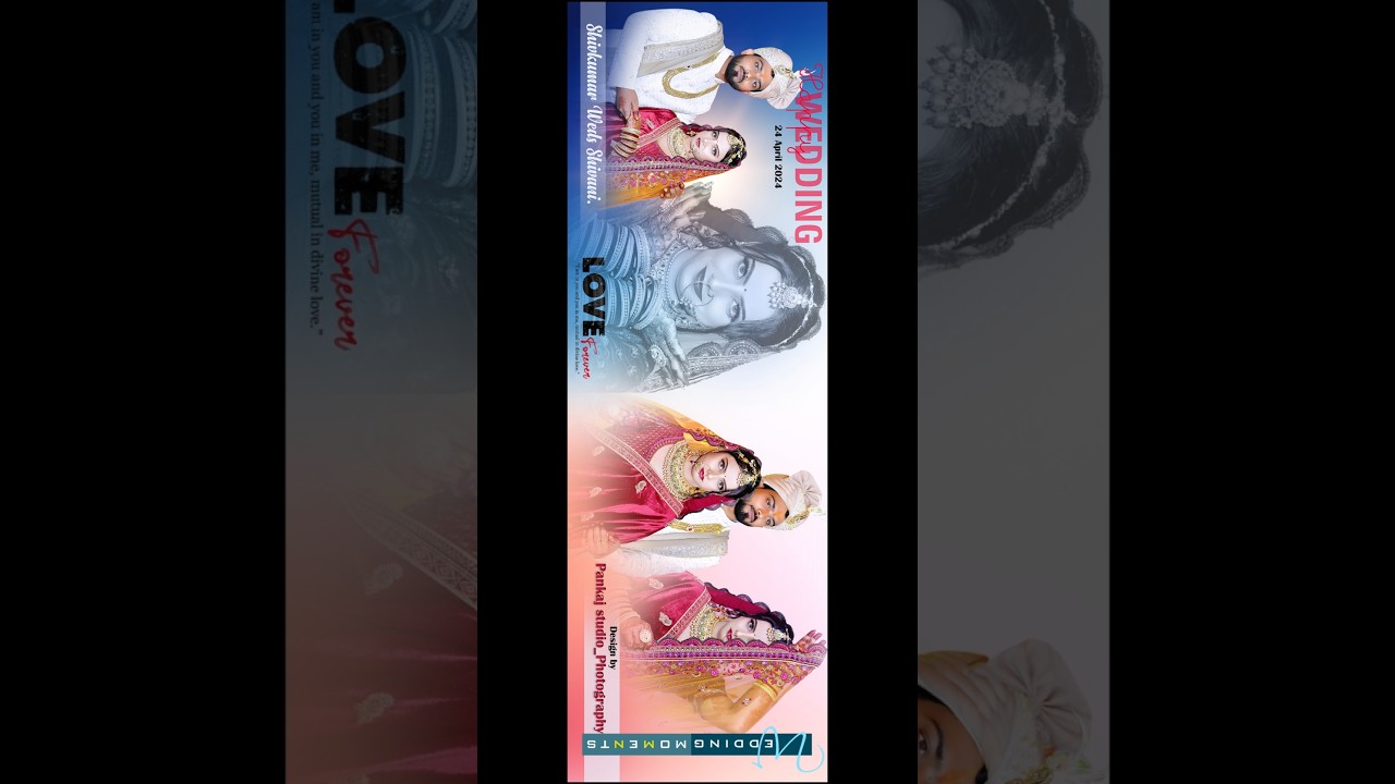 wedding album cover page designing ! Dm seet #photoshop