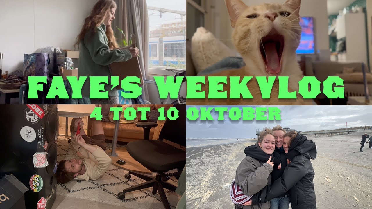 Ameland & verhuizen | Faye's weekvlog 4 tot 10 oktober