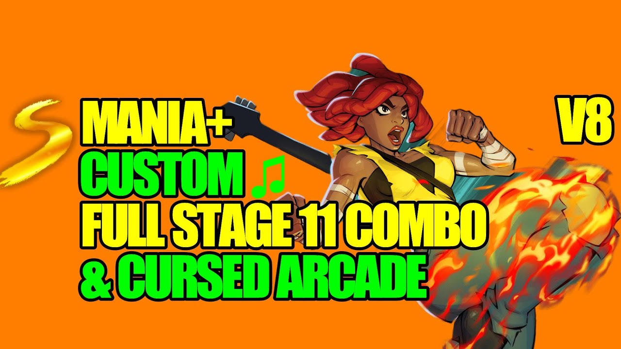 Streets of Rage 4 - Cherry Stage 11 FULL COMBO Mania+ V8 DLC Update