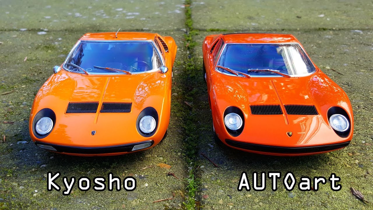 AUTOart vs. Kyosho 1:18 Lamborghini Miura SV