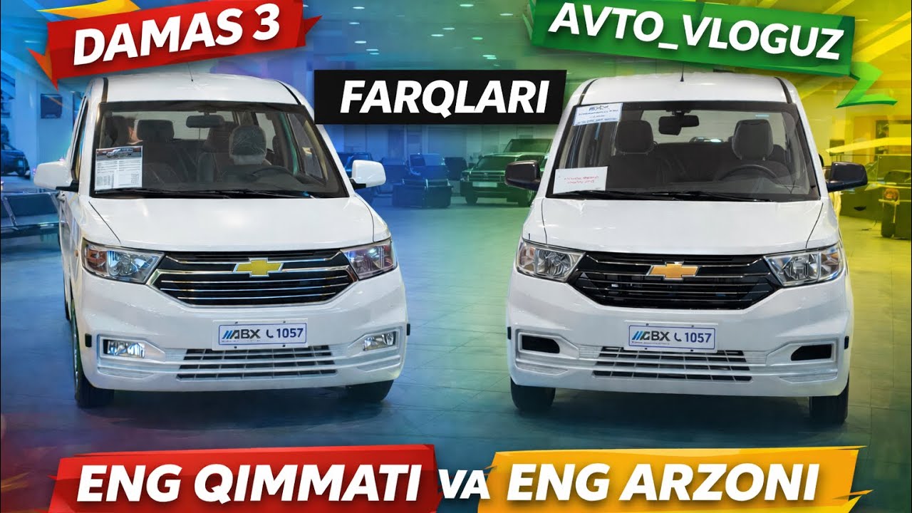 DAMAS 3 | ENG ARZON VA ENG QIMMAT MODIFIKATSIYALAR | TO’LIQ ABZOR | AVTO_VLOGUZ