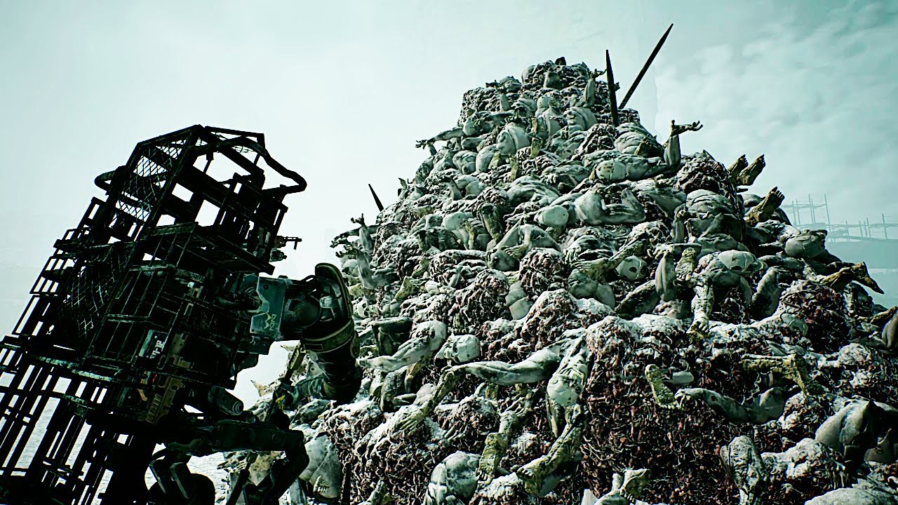 These Scary Monsters Are Scared To Chase Gunhead In The Forever Winter