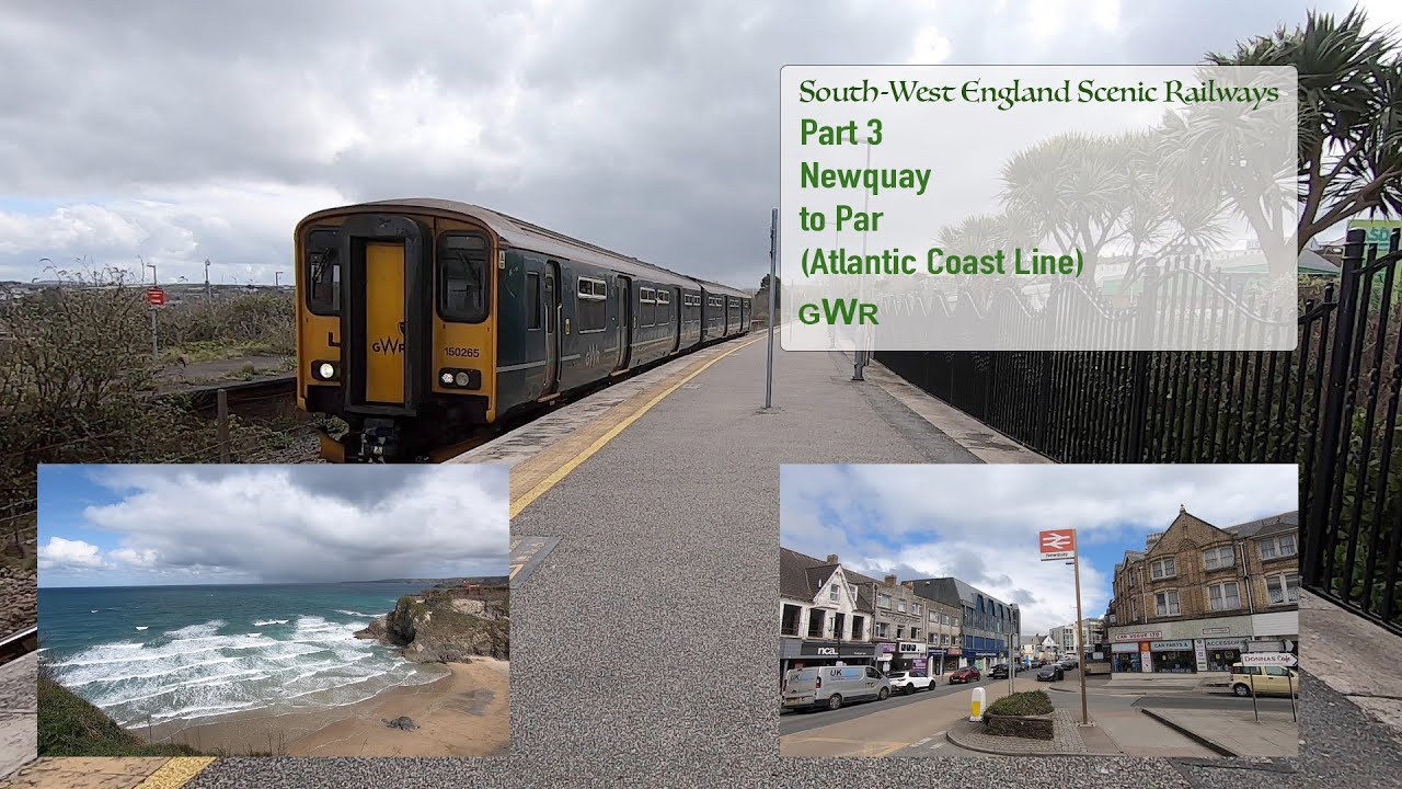 Newquay to Par (Atlantic Coast Line) in Cornwall