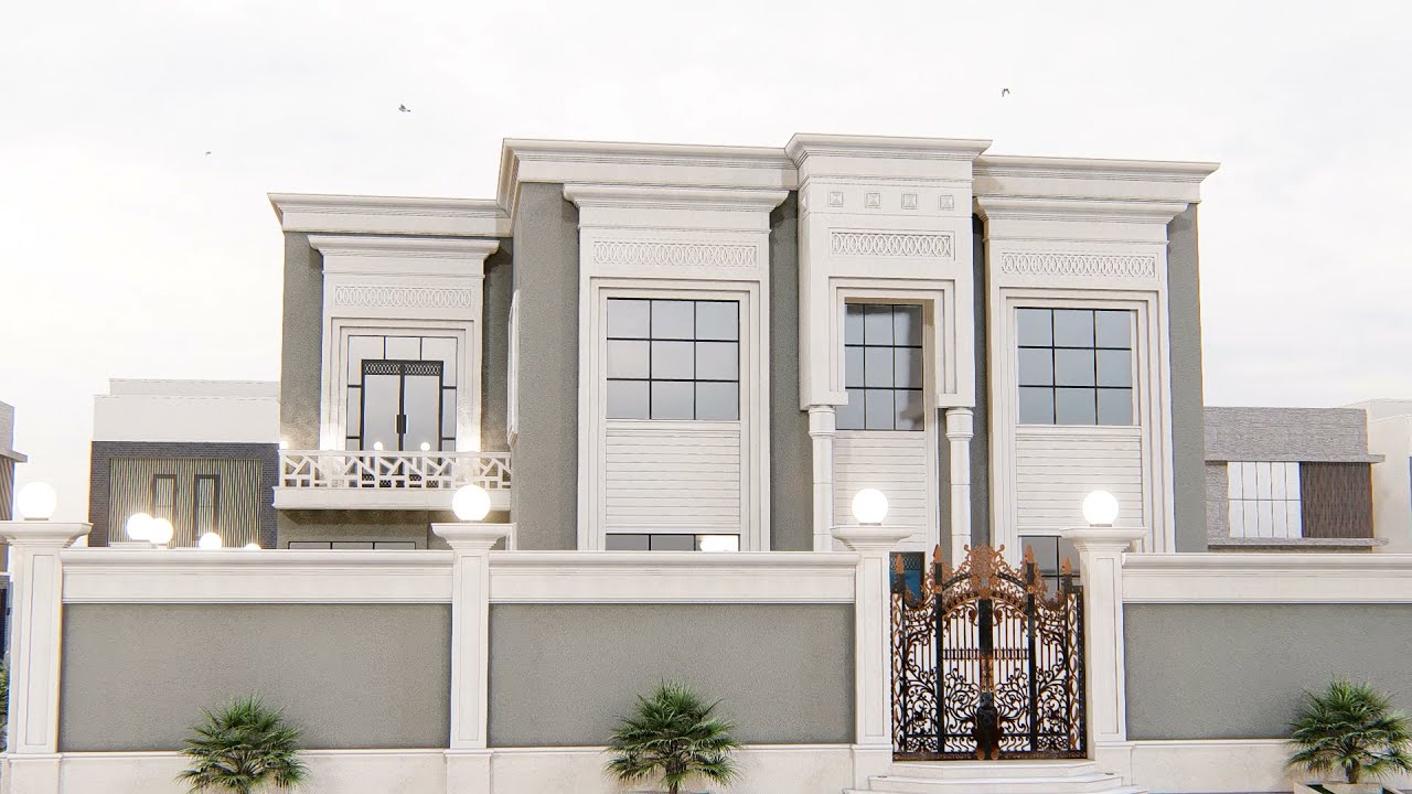 تصميم واجهات | ديكور واجهات نيو كلاسيك راقية ، أحكم بنفسك !😍