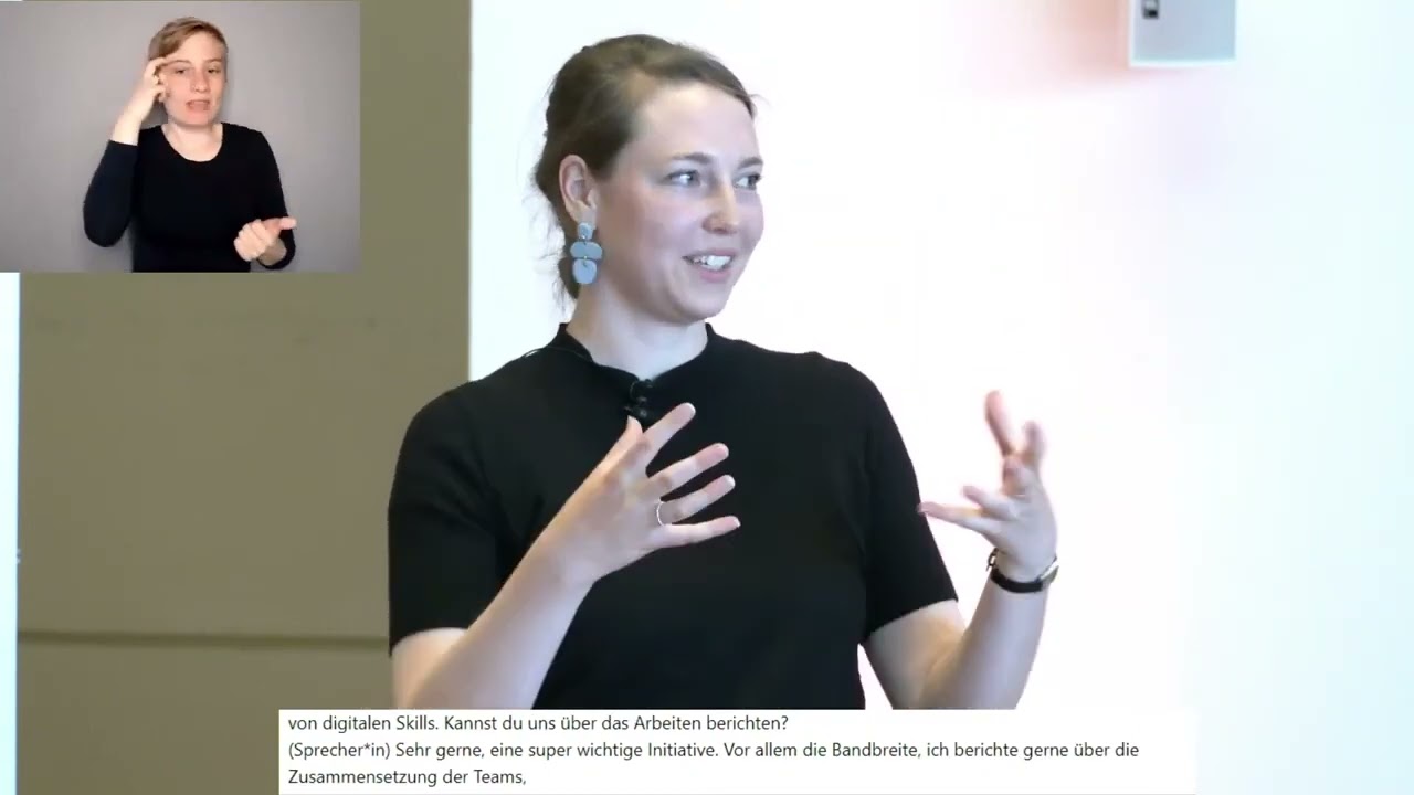 GIG7 Zentrumsleiterin Lena Rübelmann beim Urban Thinkers Campus Mannheim 2022