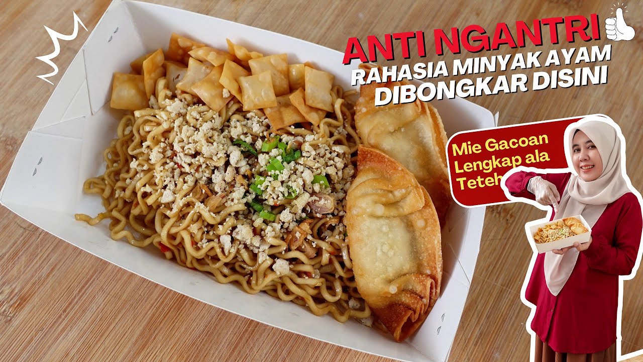AKHIRNYA RAHASIA MI GACOAN TERBONGKAR‼️ GAK PERLU ANTRI LAGI 😱 SETELAH TAU RESEP MINYAK AYAM NYA