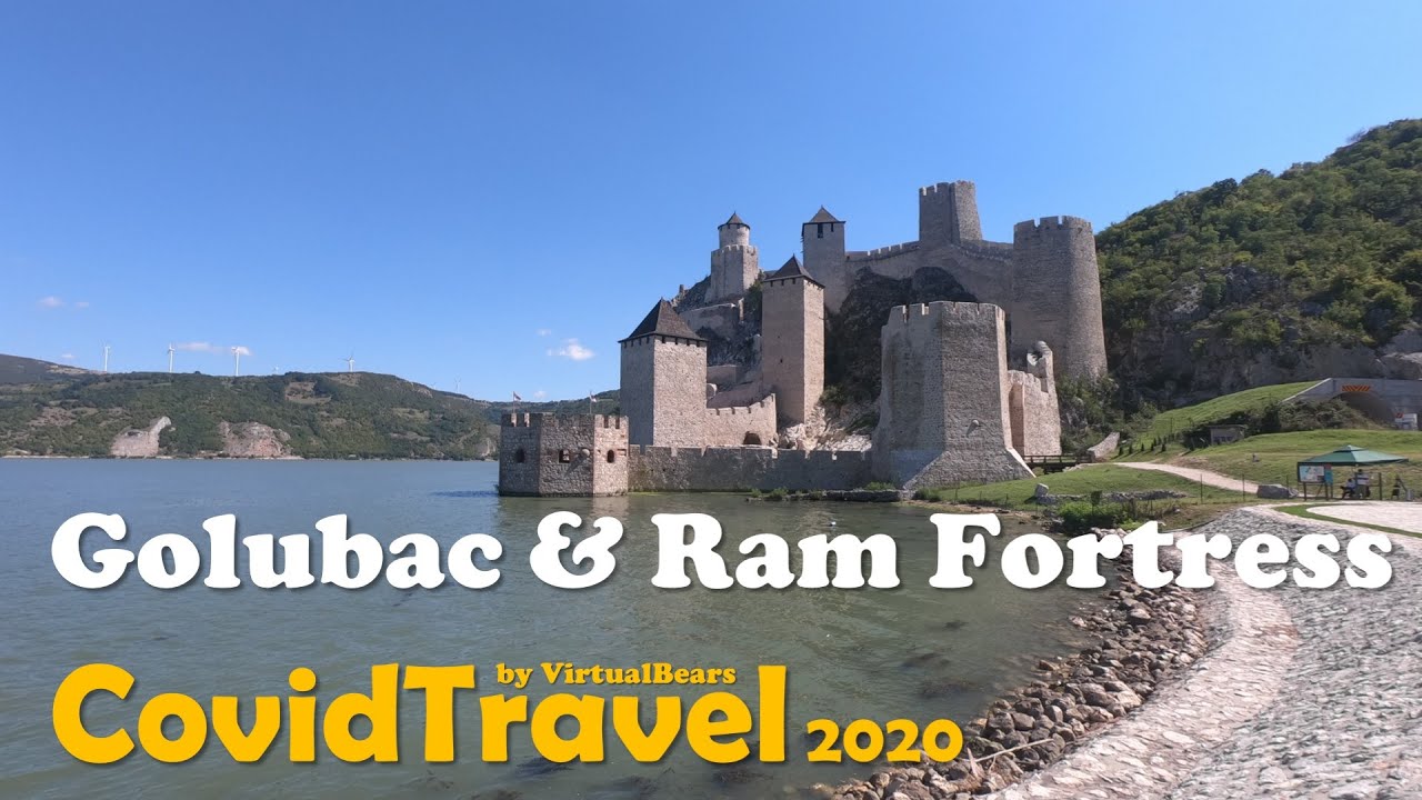 Drive&Walk&Talk '20 #18 Golubac & Ram, SRB, 2 fortresses at the edge of Danube :)  (subs in EN & FR)