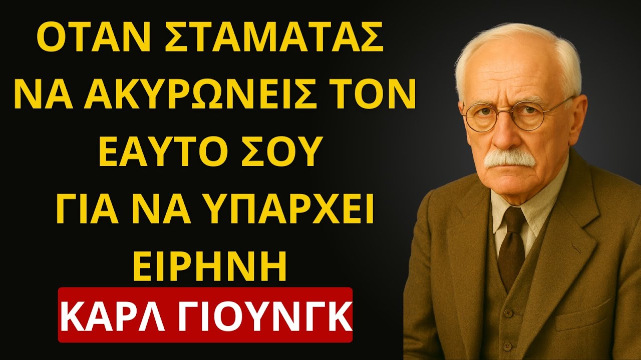 ΤΙ ΣΥΜΒΑΙΝΕΙ ΟΤΑΝ ΣΤΑΜΑΤΑΣ ΝΑ ΑΚΥΡΩΝΕΙΣ ΤΟΝ ΕΑΥΤΟ ΣΟΥ ΓΙΑ ΝΑ ΔΙΑΤΗΡΕΙΣ ΤΗΝ ΕΙΡΗΝΗ; | ΚΑΡΛ ΓΙΟΥΝΓΚ