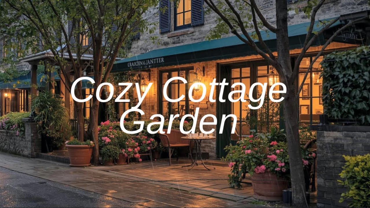 Уютный коттеджный сад - винтажная атмосфера европейской деревни, неспешный и размеренный отдых