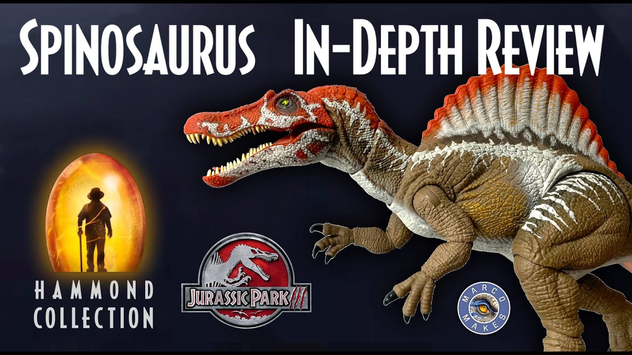 IN DEPTH REVIEW of the Hammond Collection SPINOSAURUS by Mattel