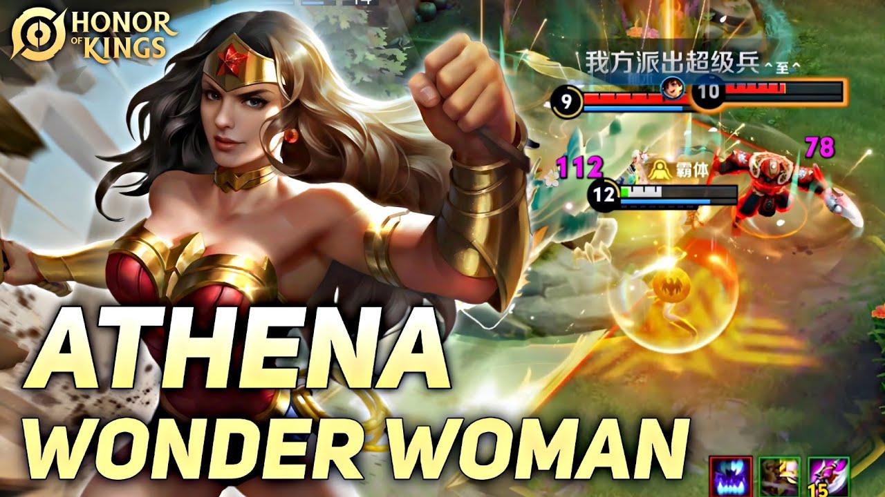 [ HONOR OF KINGS / VGVD ] QUẨY CỰC SUNG C&Ugrave;NG ATHENA TRONG BỘ TRANG PHỤC SI&Ecirc;U HIẾM ( WONDER WOMAN )
