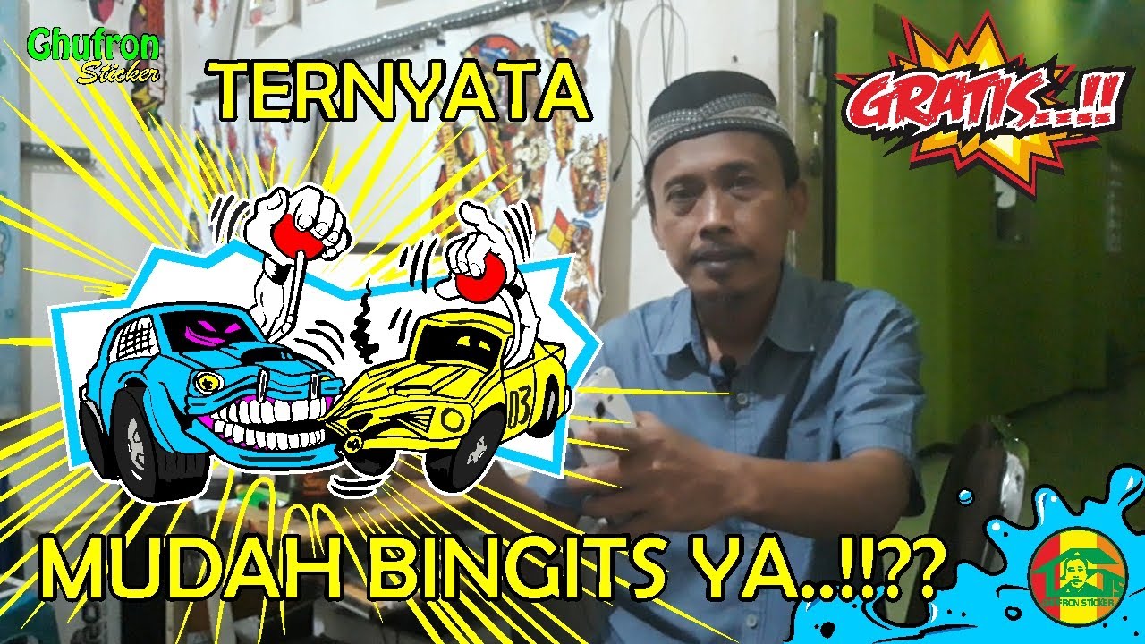 Rahasia  !! Cara Membuat Pola Cutting Sticker Mobil Real Size di Corel Draw | Free File Corel Draw