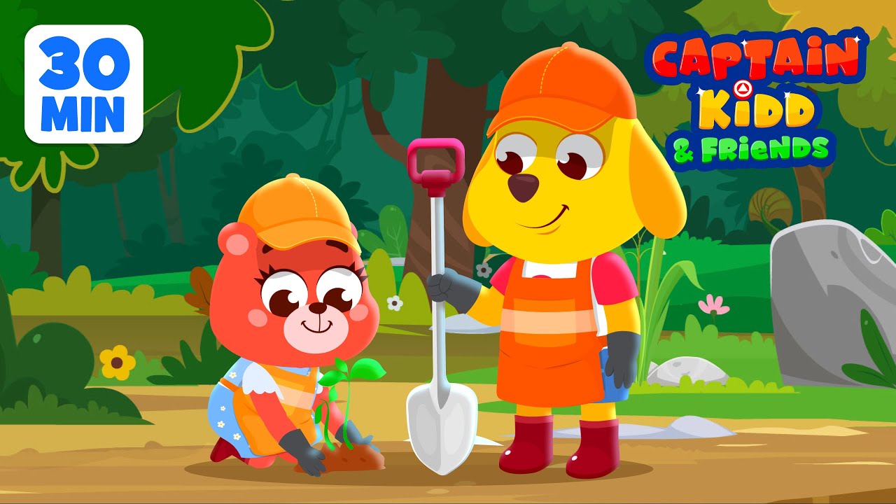 Captain Kidd and Friends Full Episodes - Kiddopia - Cartoon For Kids Compilation