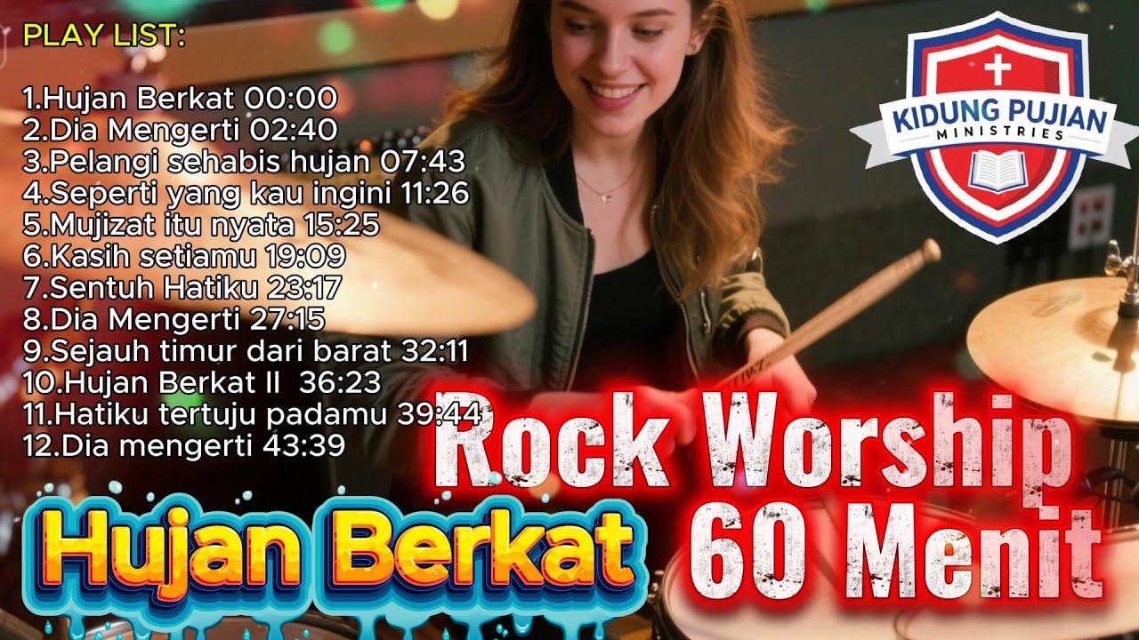 Hujan Berkat - 60 Menit Rock Worship Rohani Kristen Terbaik - Cover
