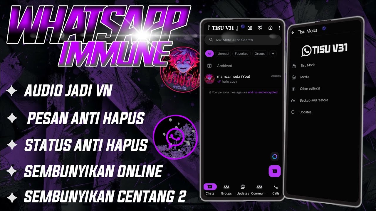 WHATSAPP IMMUNE TERBARU 2025 || ANTI VIRTEX || LINK MEDIAFIRE