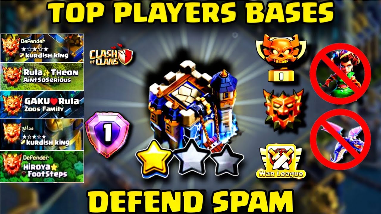 Top 8 Best Town Hall 18 Anti Thrower Bases for 1 STARS ! With TH18 War Base Layout Clash of clans