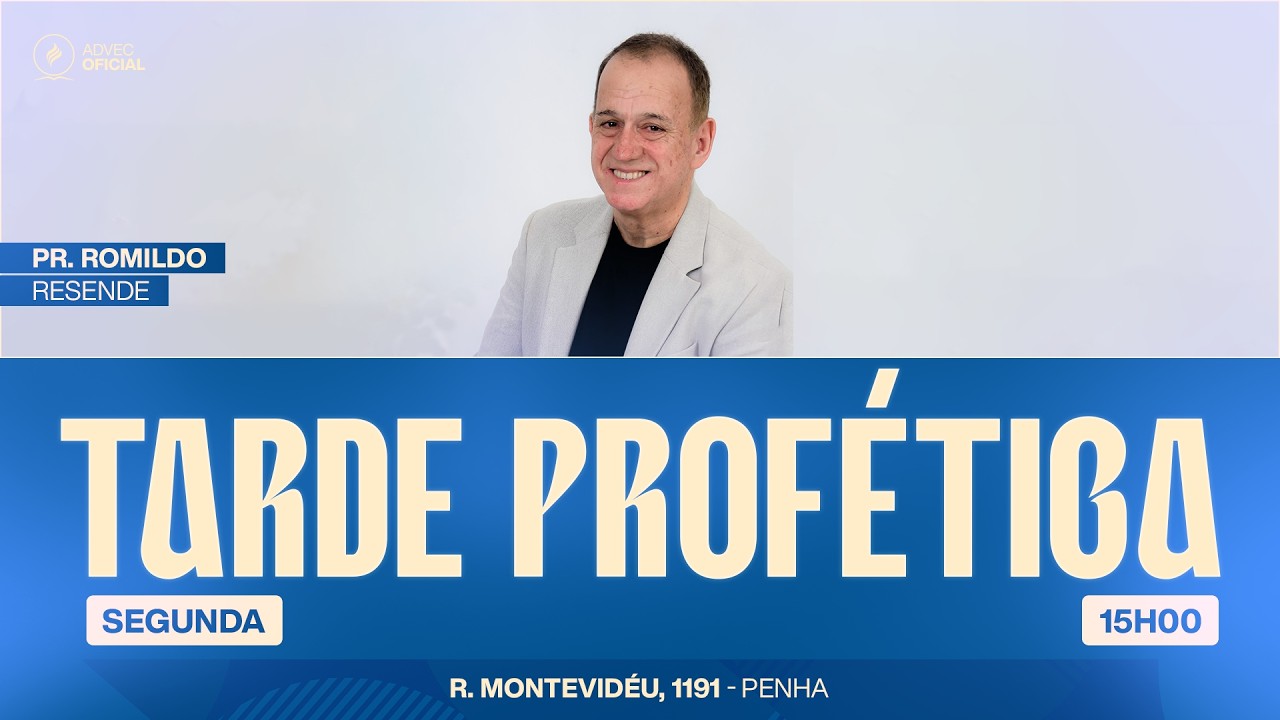TARDE PROFÉTICA | PR. ROMILDO RESENDE | 16/03/2026