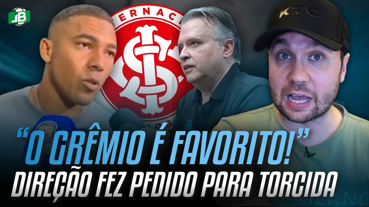 🟦 CARLOS VINICIUS CHAMOU A RESPONSABILIDADE NO VESTIÁRIO E A DIREÇÃO FEZ PEDIDO PRA TORCIDA