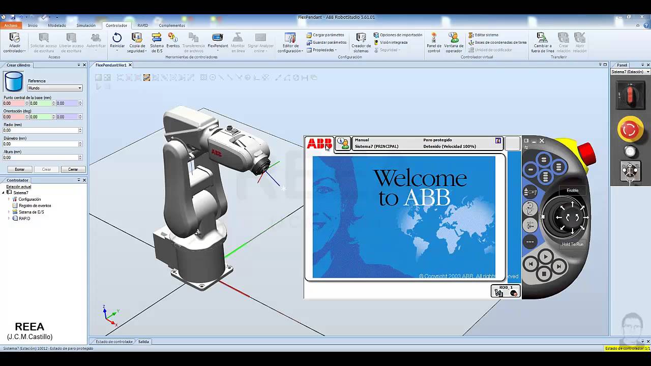 RobotStudio: Actividad 8 (Uso del FlexPendant)