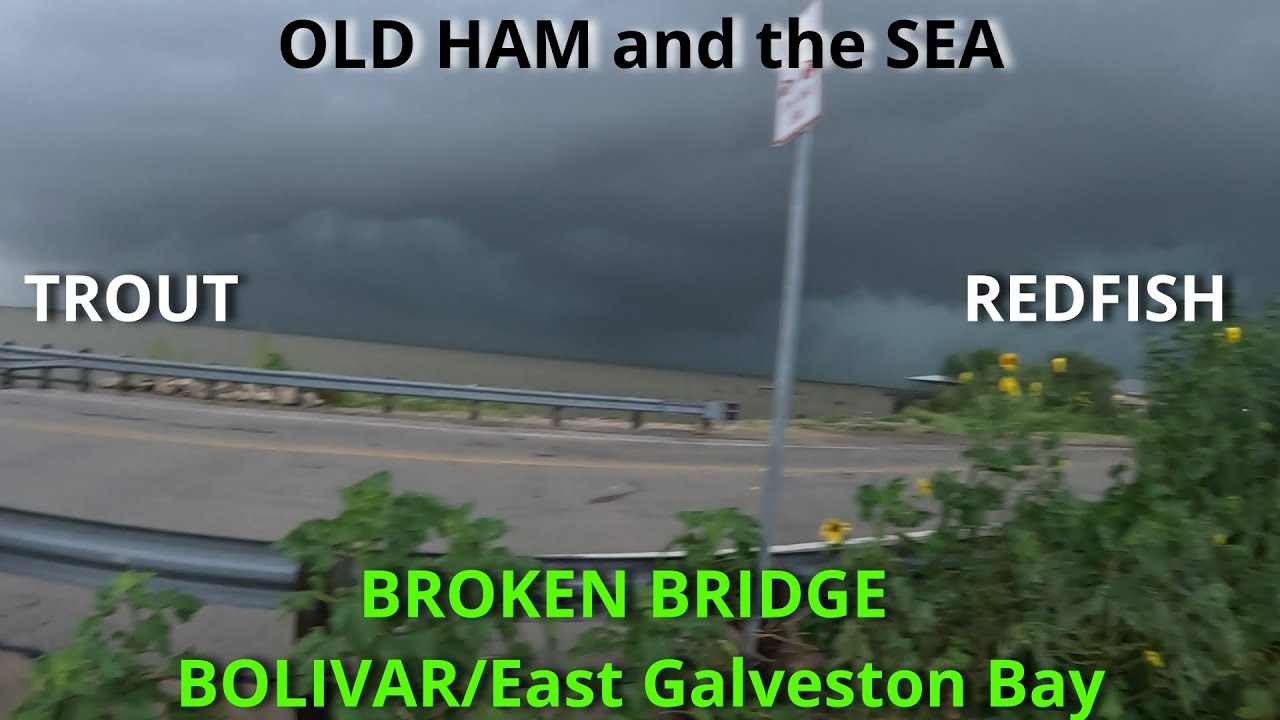 Broken Bridge - just Wild (East Bay Galveston/Bolivar) #speckledtrout #redfish