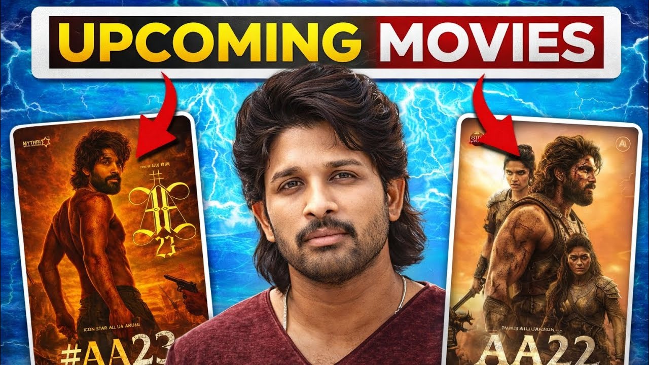 Allu Arjun की Upcoming Movies 🔥 | AA22, AA23 & Biggest Pan India Films 😱